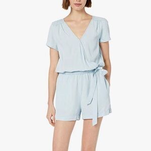Daily Ritual short sleeve wrap romper, NWT, 16